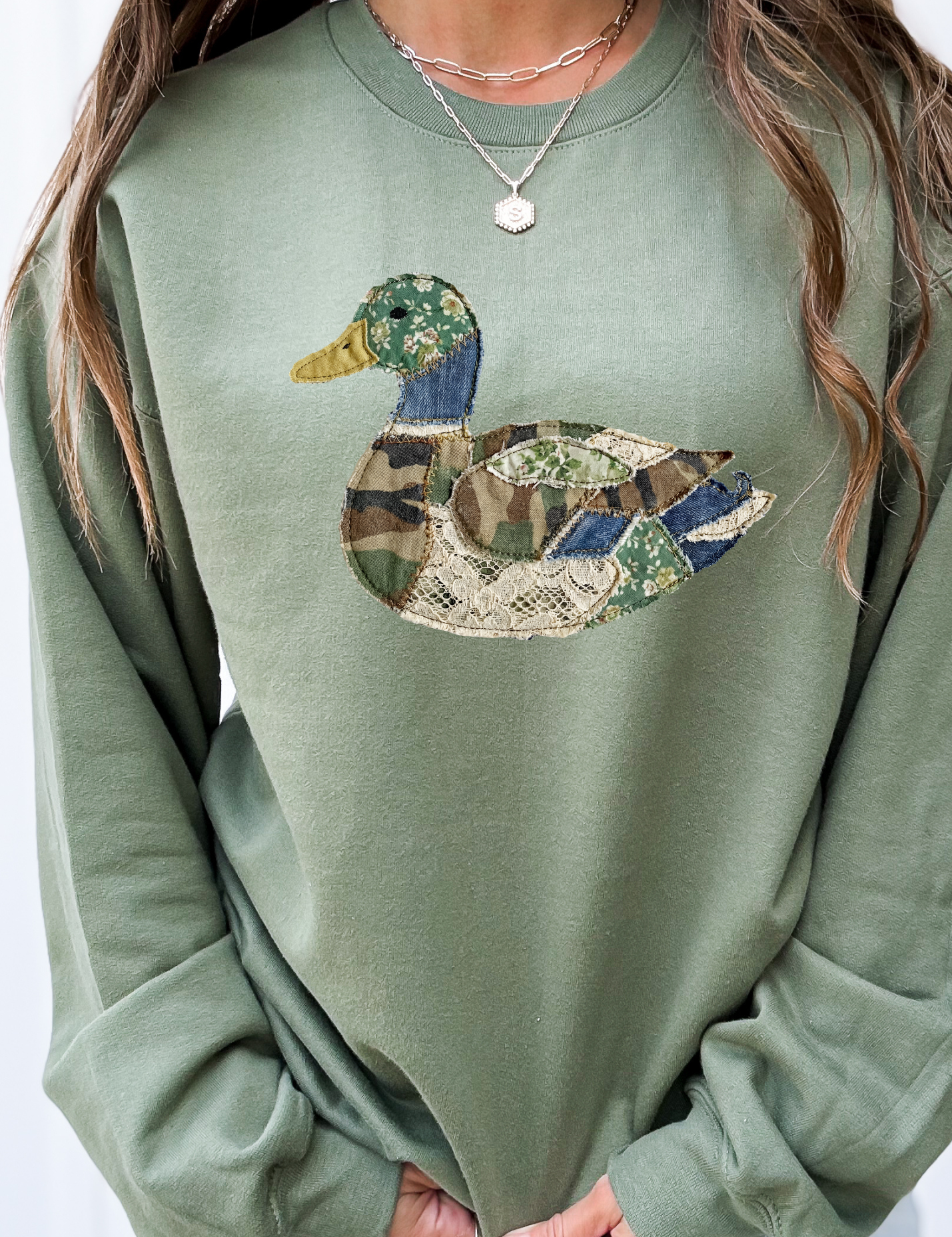 Faux Quilted Duck - Tee or Sweatshirt