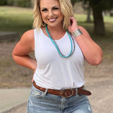 Jules Vneck Sleeveless Top