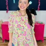Dear Scarlett All Yours Lizzy Smocked Top - FINAL SALE