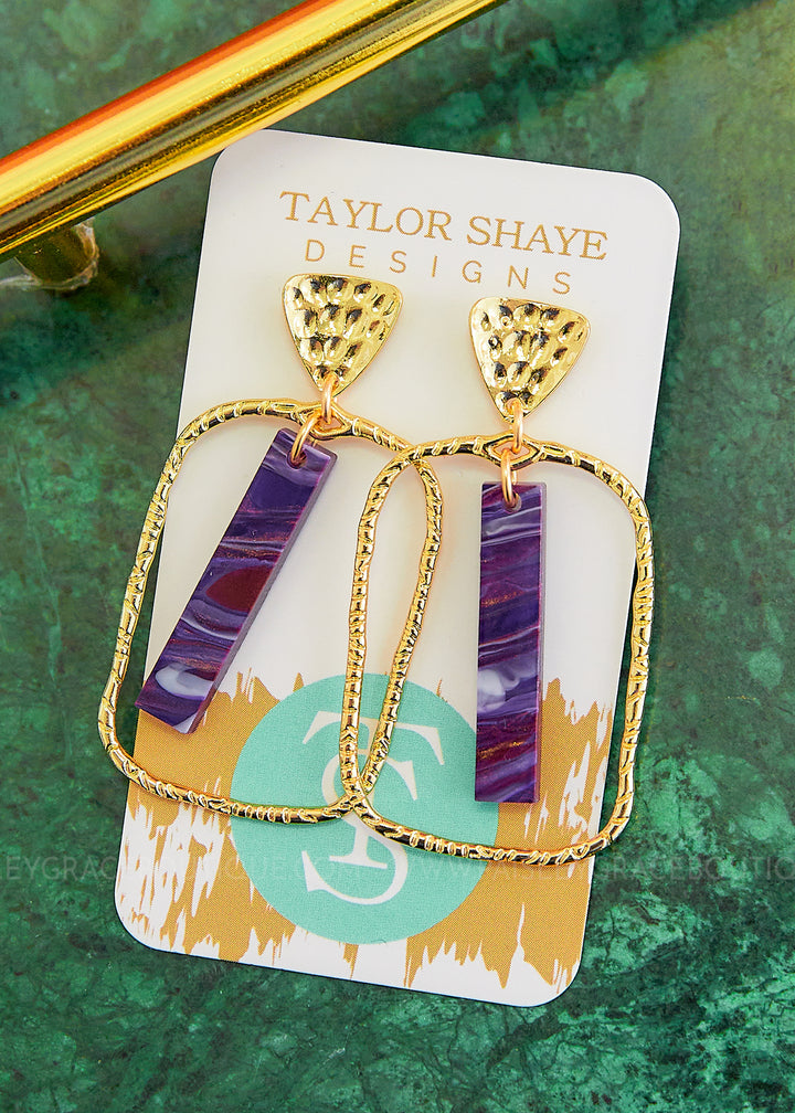 Starry Night Stick Hoops by Taylor Shaye - Rectangle