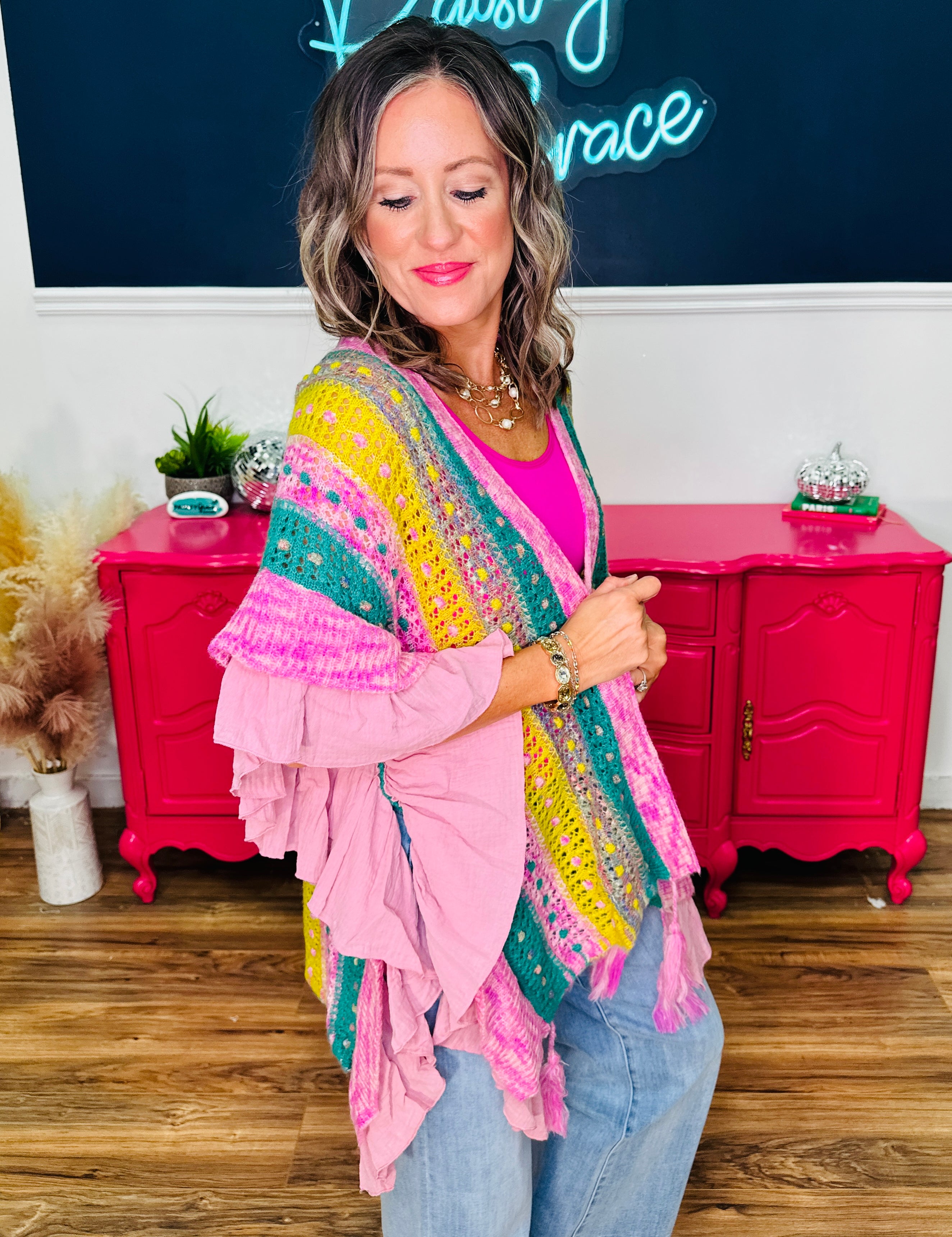 POL Easy On Me Cardigan - FINAL SALE