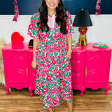 Painted Petals Maxi Dress - FINAL SALE