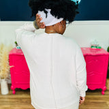 Lori Drop Shoulder Oversized Sweater - Sand Beige - FINAL SALE