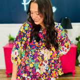 Botanical Beauty Top - Blueberry - LAST ONES FINAL SALE
