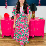 Painted Petals Maxi Dress - FINAL SALE