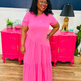 Alouette Dress - Pink - FINAL SALE