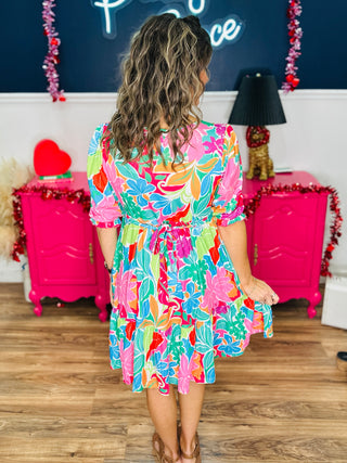 Tied In Blooms Dress