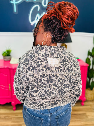 POL Long Sleeve Patchwork Jacket