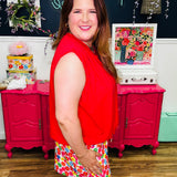 Always In Style Top - Red