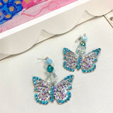 Crystal Butterfly Earring