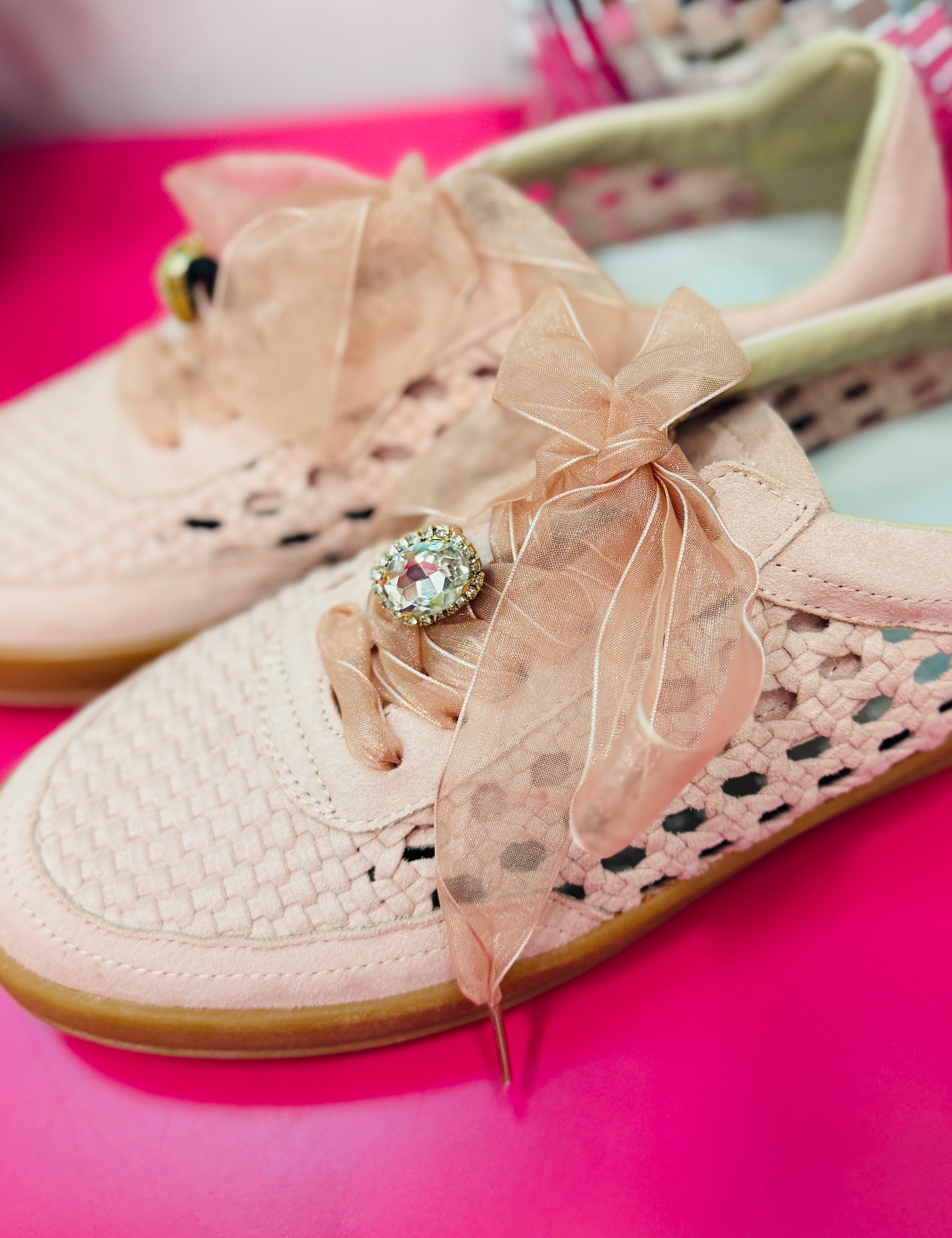 Giselle Sneakers - Lt. Pink - LAST ONES FINAL SALE