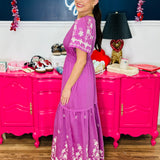 Berry Meadow Maxi Dress - FINAL SALE
