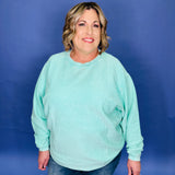 Cloud Gazing Corded Pullover - Seaglass* FINAL SALE *