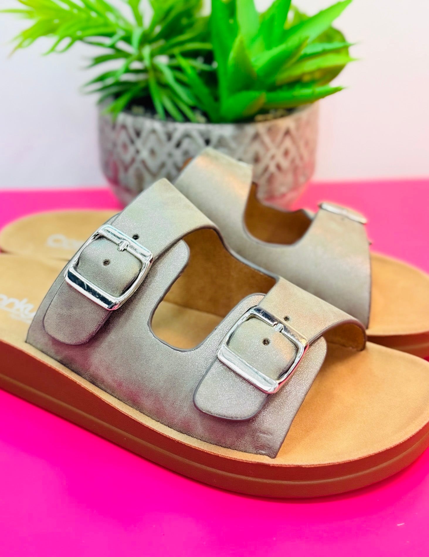Lets Be Real Bronze Sandal by Corkys  - FINAL SALE