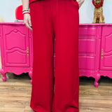 The Earhart Pants - Red