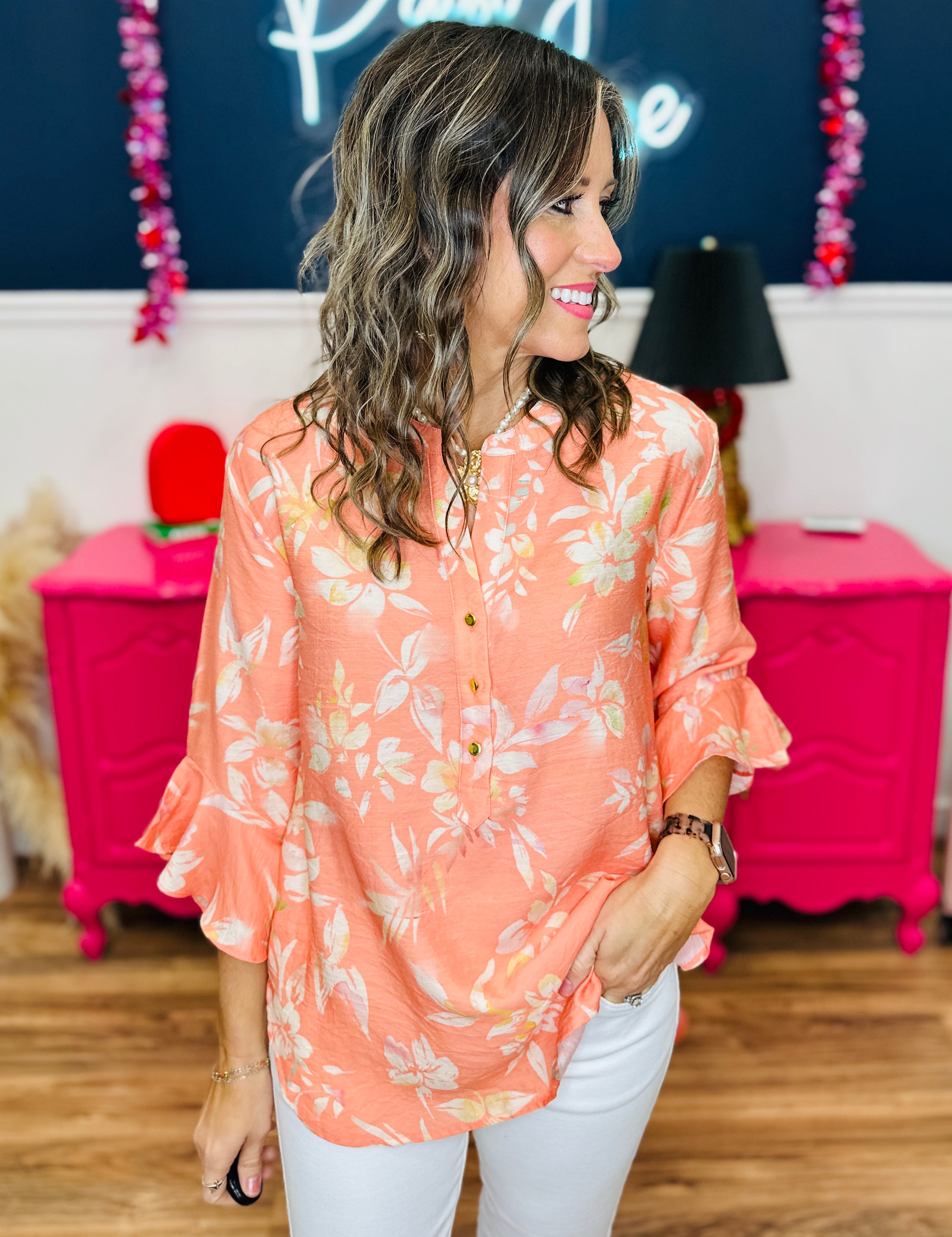 Easy Blooms Top - FINAL SALE