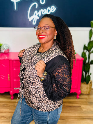 Leona Leopard Quilted Vest