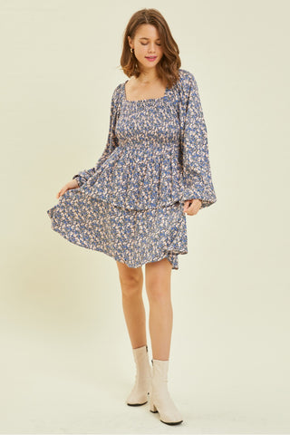 Kara Smocked Floral Dress - Preorder