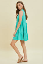 Load image into Gallery viewer, Heyson Tiered Button Down Dress Rose or Jade - PREORDER
