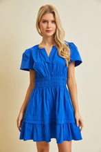 Load image into Gallery viewer, Heyson Royal Blue Baby Doll Dress - PREORDER
