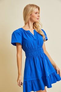 Heyson Royal Blue Baby Doll Dress - PREORDER