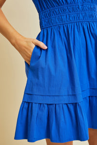 Heyson Royal Blue Baby Doll Dress