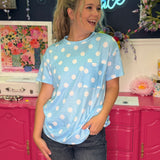 Spotted In Blue Top