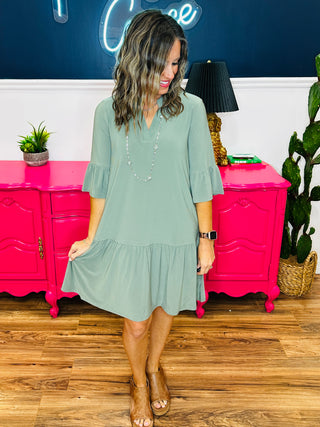 Dear Scarlett Lizzy Sunday Dress - Pistachio