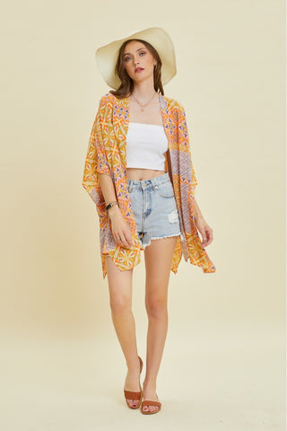 Heyson Orange Boho Kimono - FINAL SALE