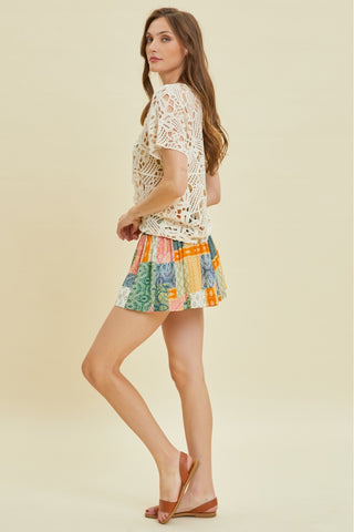 Heyson Patches Print Shorts - LAST ONE FINAL SALE