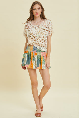 Heyson Patches Print Shorts - LAST ONE FINAL SALE