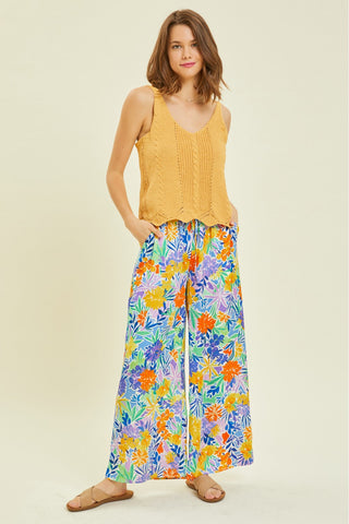 Heyson Tropical Wide Leg Pants - LAST ONE FINAL SALE