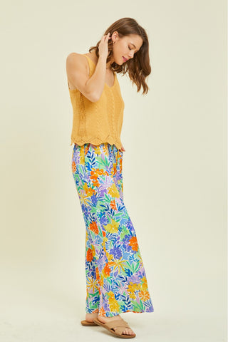 Heyson Tropical Wide Leg Pants - LAST ONE FINAL SALE