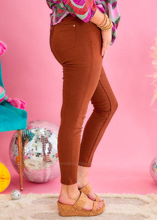 Emmy Hyper Stretch Skinny - Copper - LAST ONE FINAL SALE