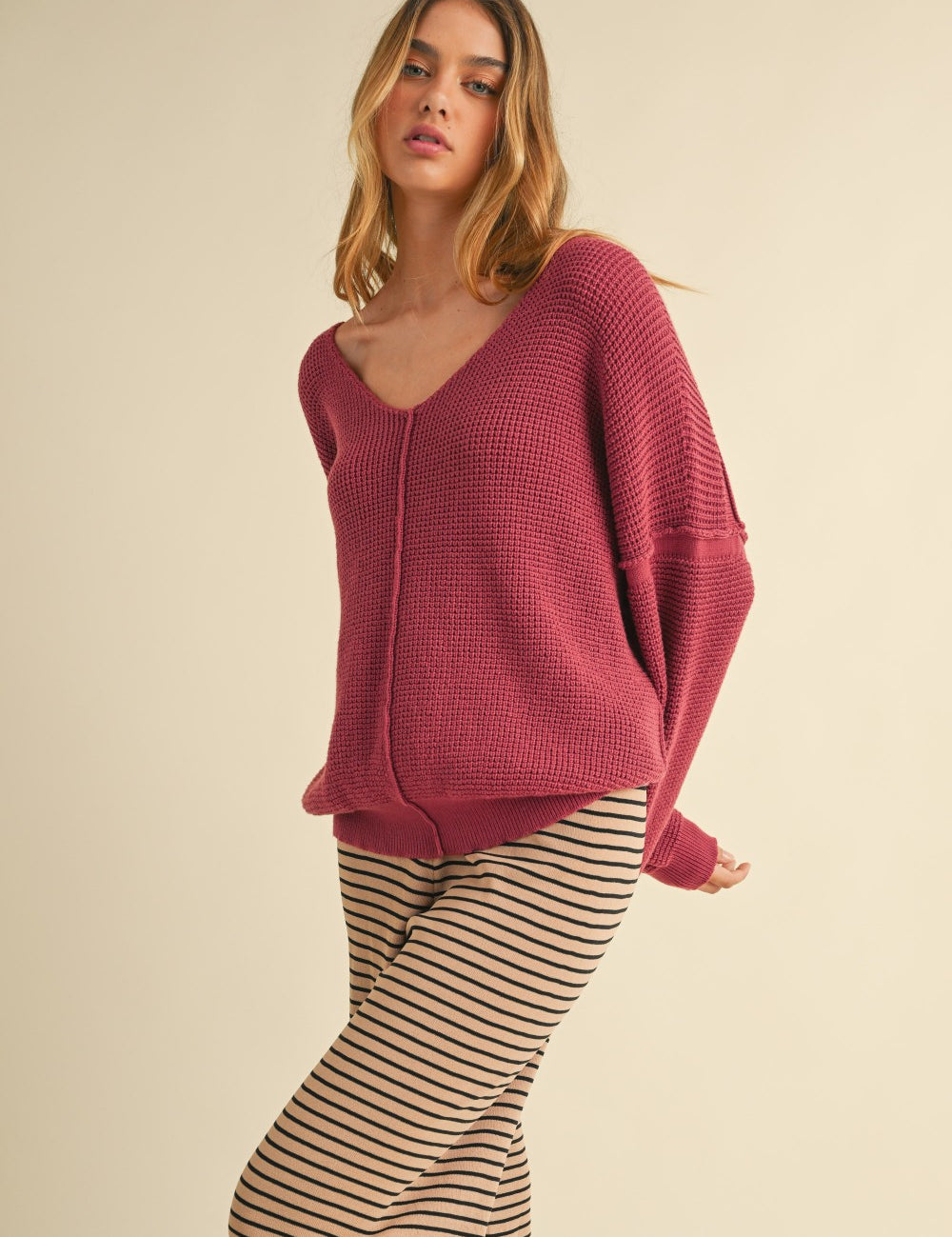Sasha Textured Sweater - 3 Colors LAST ONES FINAL SALE