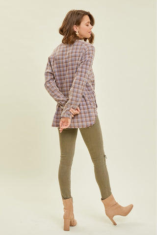 Greata Plaid Top - Preorder