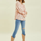 Hallie Floral Button Down Top - FINAL SALE