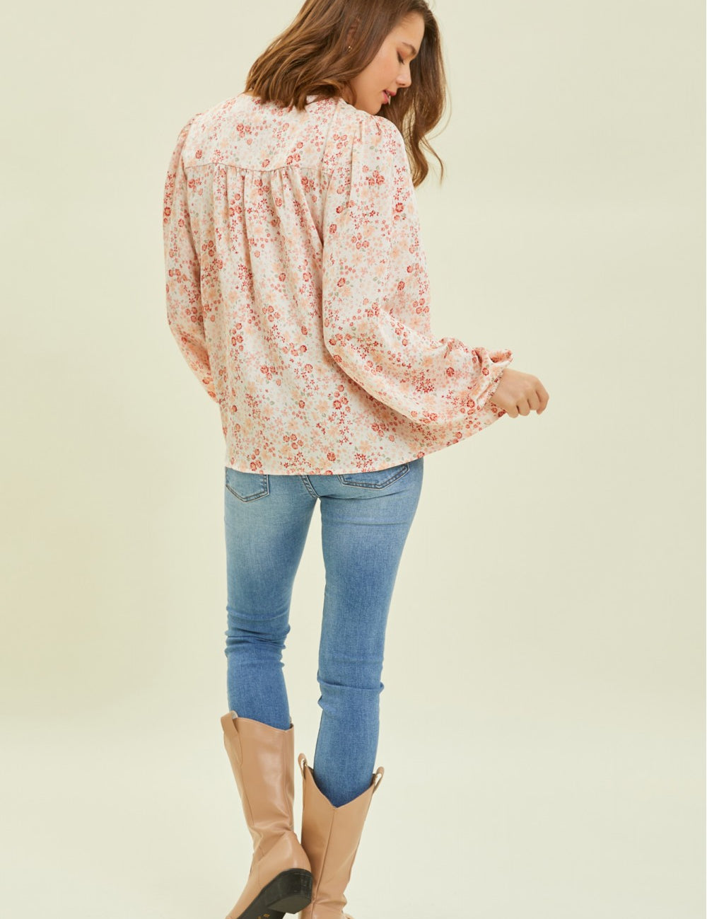 Hallie Floral Button Down Top - FINAL SALE