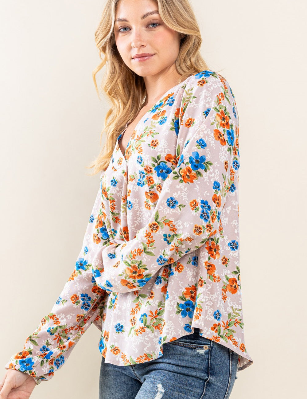 Robin Floral Top - FINAL SALE