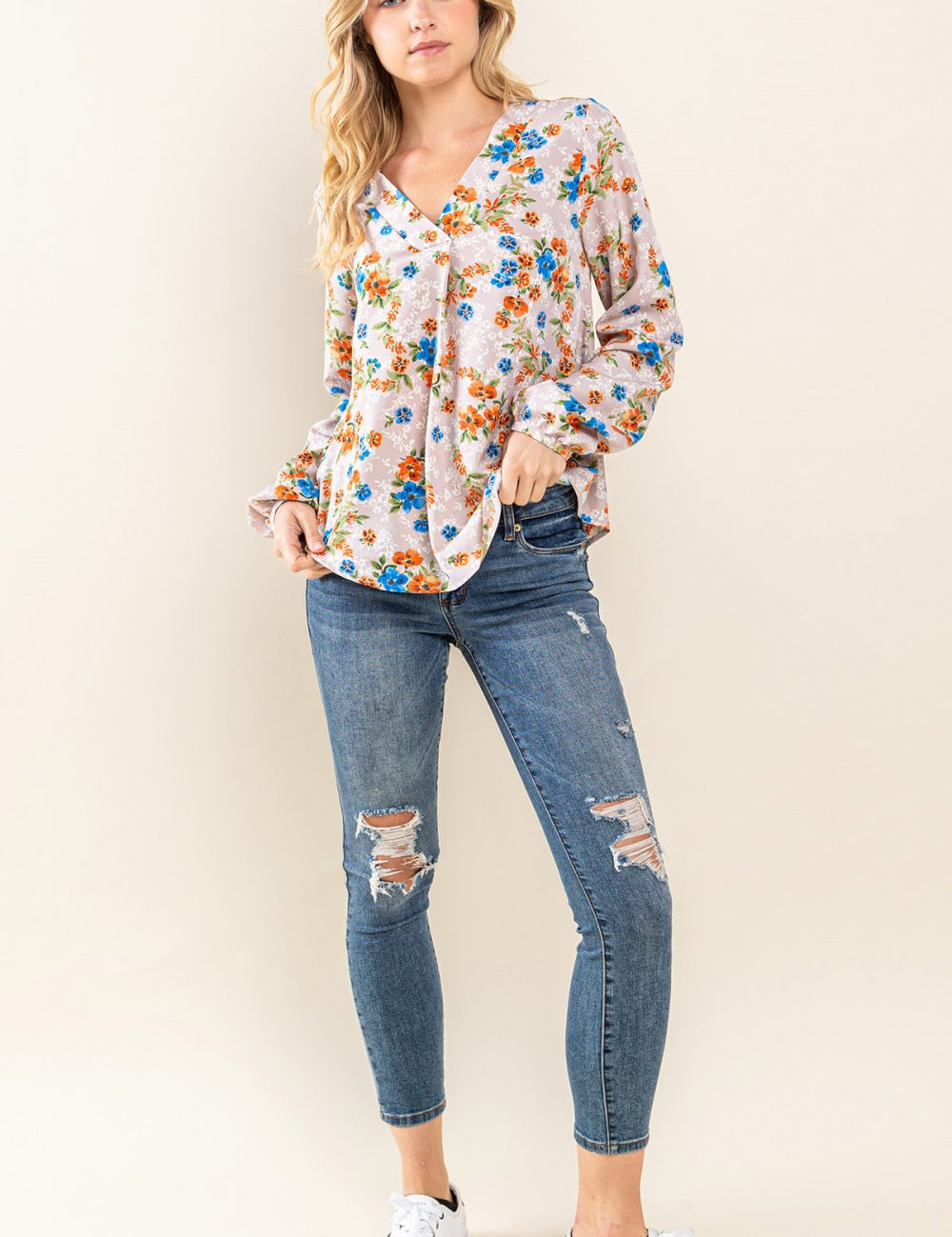 Robin Floral Top - FINAL SALE