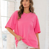 Knitted Batwing Sleeve With V-Neck Top - FINAL SALE