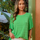 Starry Eyes For You Top - Neon Lime - FINAL SALE