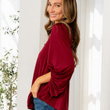 Long-Sleeve V-Neck Top - PREORDER