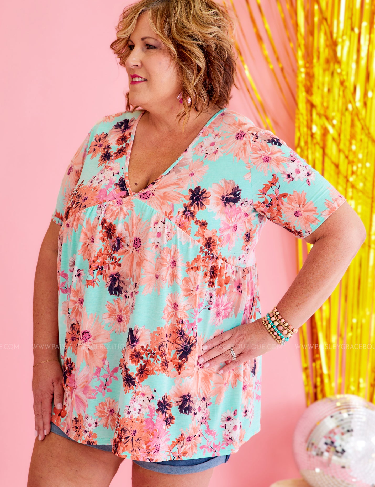Beyond the Blossoms Top* LAST ONES FINAL SALE *
