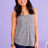 True For You Top - Charcoal* LAST ONES FINAL SALE *