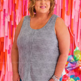 True For You Top - Charcoal* LAST ONES FINAL SALE *