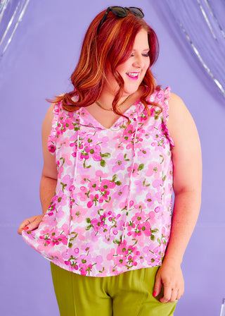 Two Way Street Top - Fuchsia - FINAL SALE