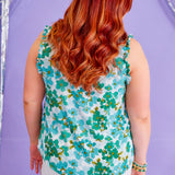 Two Way Street Top - Teal - LAST ONES FINAL SALE