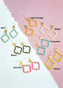 Rayne Quatrefoil Earrings - 7 Colors