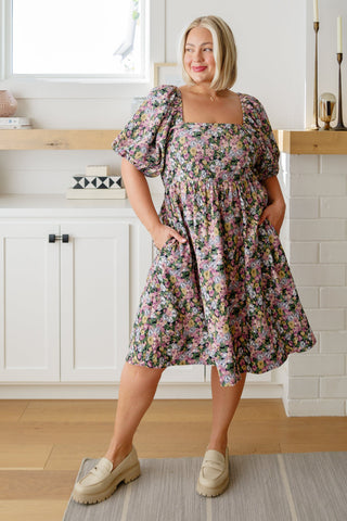 Excellence Without Effort Floral Dress - MONDAY MAGIC